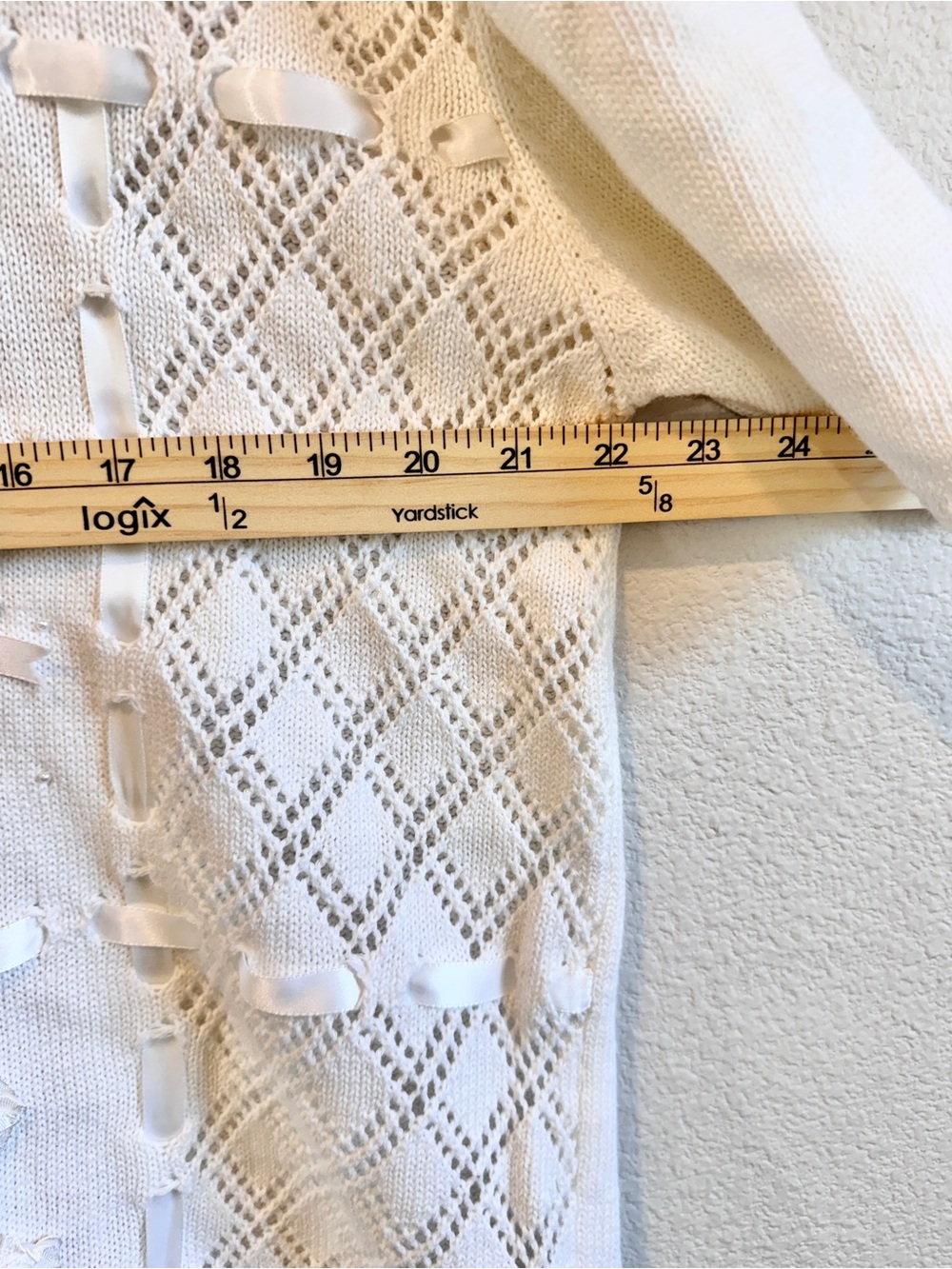 Susan Bristol Hand Embroidered Cardigan Cottagecore Granny Chic Floral Large G47 - Picture 7 of 10